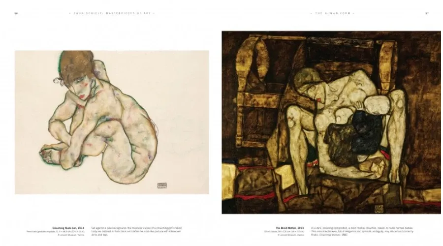 obrazek 4 Książka Egon Schiele Arcydzieła sztuki- Flame Tree Publishing