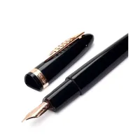 Picture A unique Tempi Moderni fountain pen - Rose Gold Black