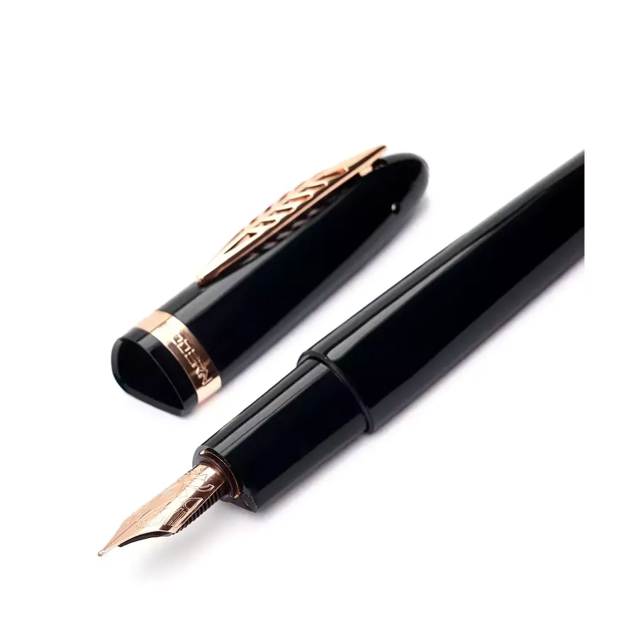 obrazek 1 Wyjątkowe pióro wieczne Tempi Moderni- Rose Gold Black
