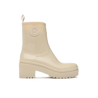 Zdjęcie MICHAEL Michael Kors Botki Karis Rainboot 40F3KSMB5Q Écru