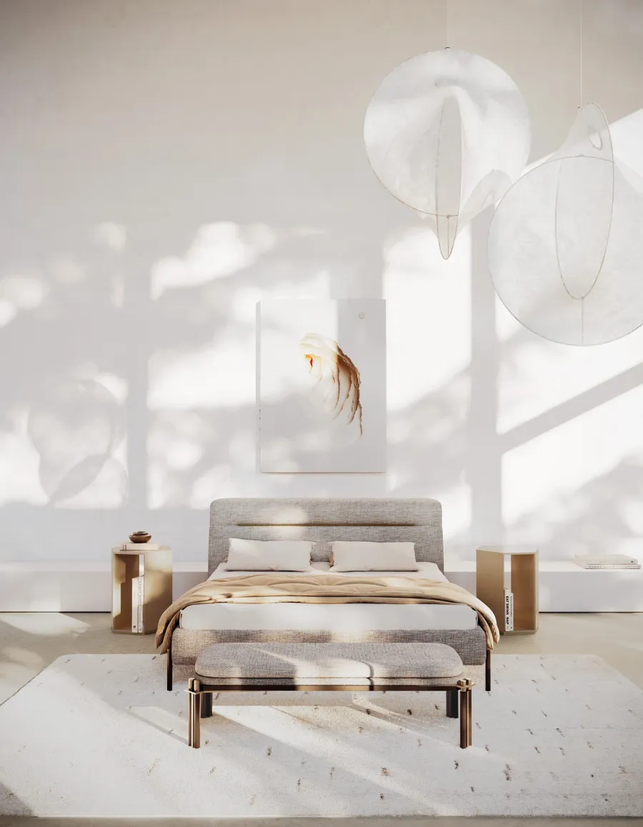 obrazek 5 Fantastyczne modernistyczne łóżko do sypialni - prosto z Włoch