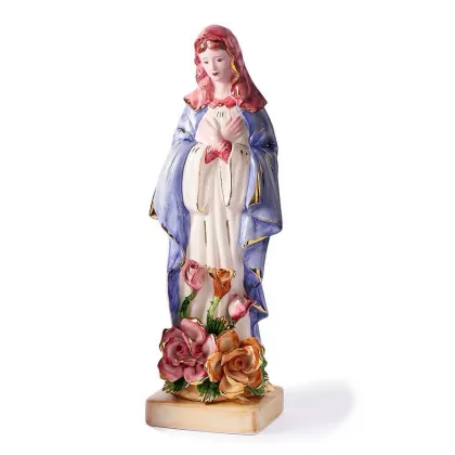Zdjęcie Wspaniała figurka Matki Bożej z ceramiki