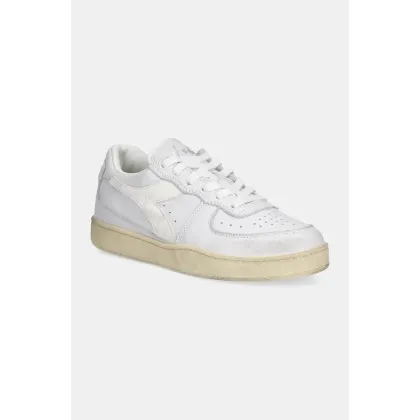 Zdjęcie Diadora sneakersy skórzane Mi Basket Low Used kolor biały 201.181233.C0657