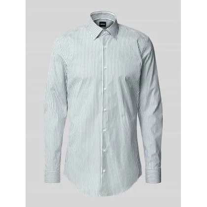 Zdjęcie Koszula biznesowa o kroju slim fit z kołnierzykiem typu kent model ‘Hank’