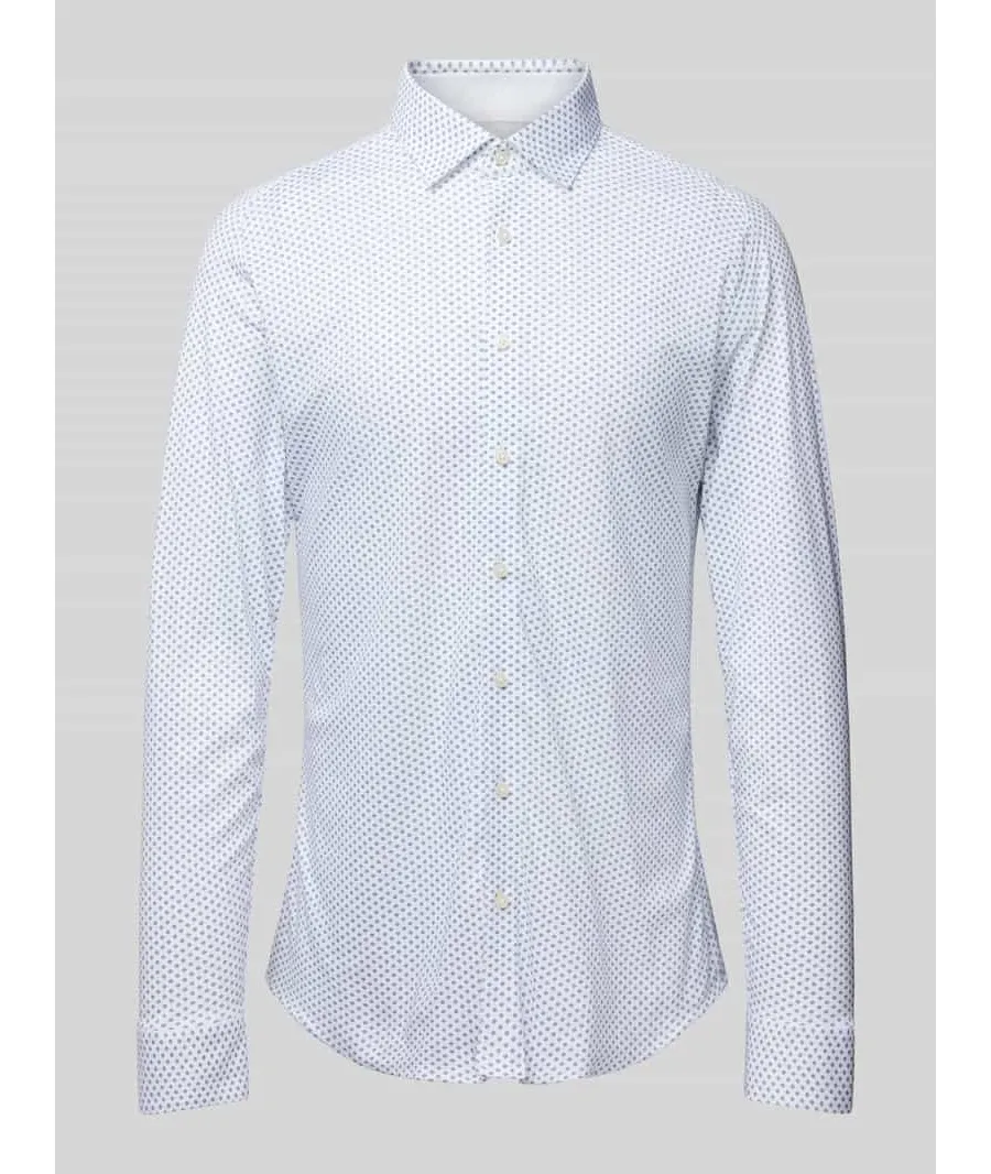 obrazek 1 Koszula biznesowa o kroju slim fit z kołnierzykiem typu kent