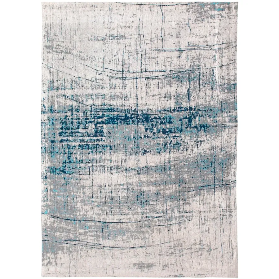 picture 1 Stylish white-blue modern carpet - BRONX AZURIT 8421