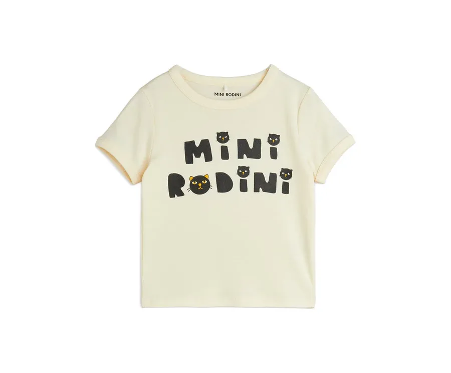 obrazek 1 MINI RODINI T-Shirt Cats 2512010611 Biały Regular Fit