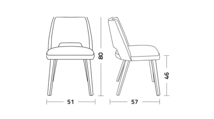 obrazek 9 Designerskie krzesło dębowe obite tkaniną/ekoskórą/skórą - Grace - Colico