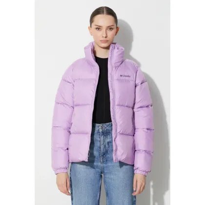 Zdjęcie Columbia kurtka Puffect Jacket damska kolor fioletowy zimowa 1864781