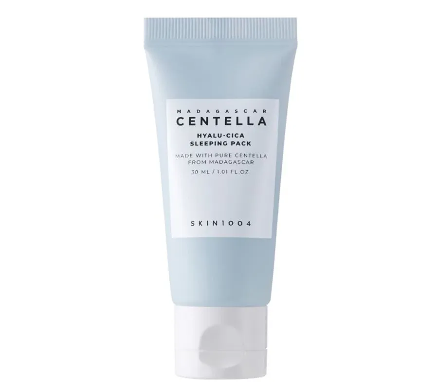 obrazek 1 SKIN1004 Madagascar Centella Hyalu-Cica Nocna maska z wąkrotą azjatycką i kwasem hialuronowym  30 ml