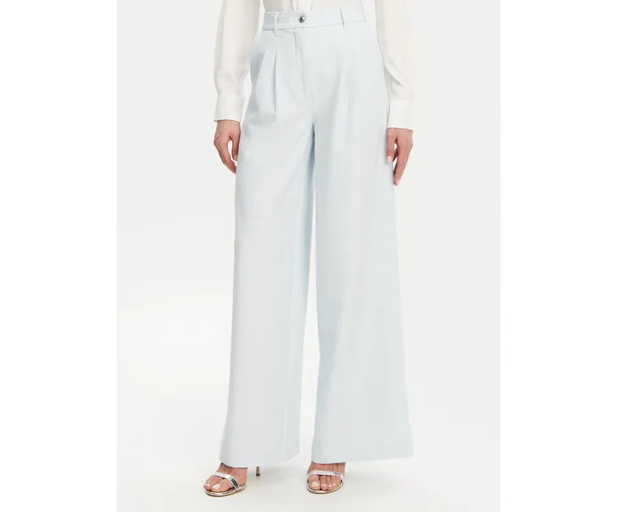 obrazek 1 Guess Spodnie palazzo W5GB02 WH9Y2 Błękitny Wide Leg