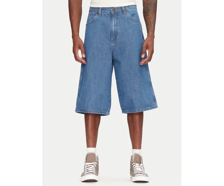 obrazek 1 Wrangler Szorty jeansowe Jort 112362509 Niebieski Oversize