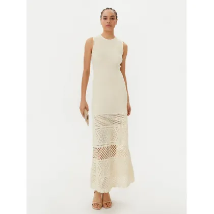Zdjęcie TWINSET Sukienka dzianinowa 251LL3SBB Beżowy Regular Fit