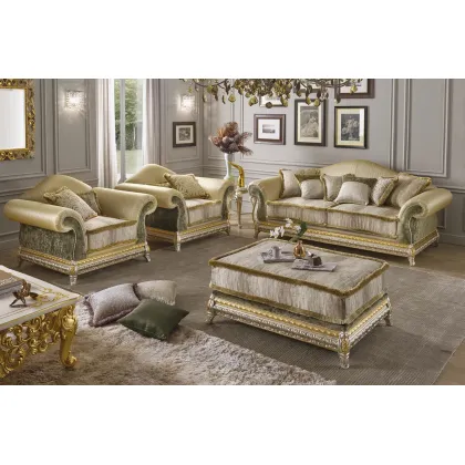 Zdjęcie Prestiżowy fotel w stylu antycznym do salonu - Morello Gianpaolo