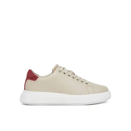 Zdjęcie Calvin Klein Sneakersy Cupsole Lace Up - Suede Bt HW0HW02404 Beżowy