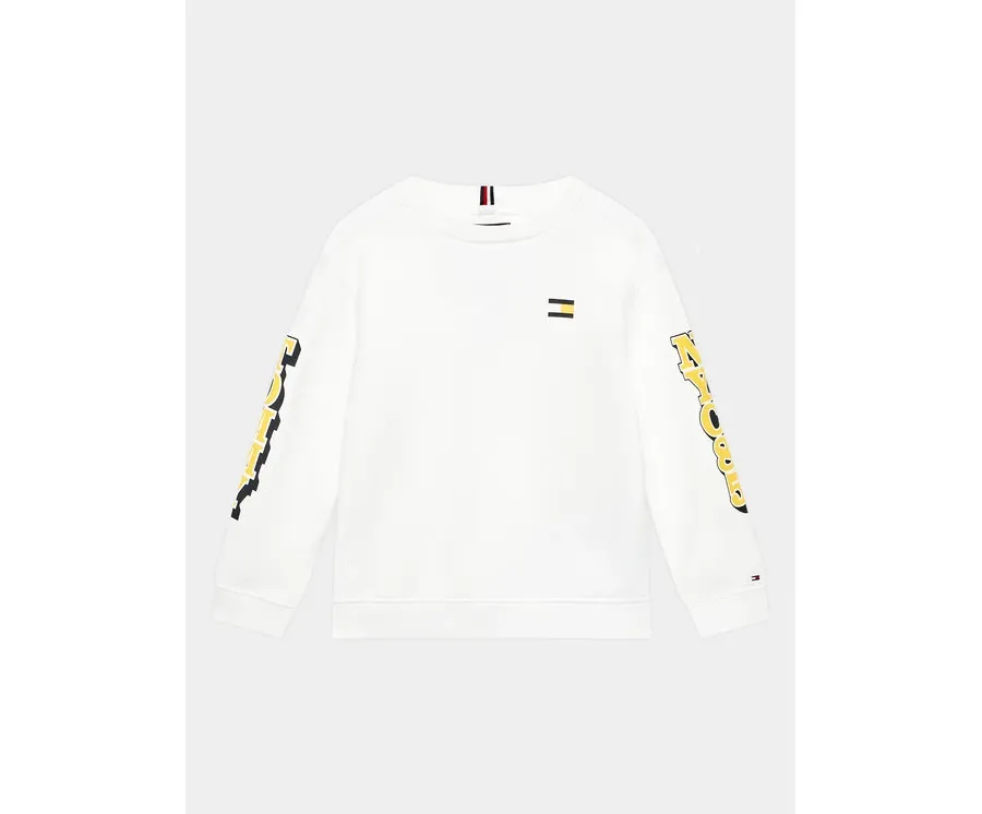 obrazek 1 Tommy Hilfiger Bluza KB0KB08184 D Biały Regular Fit