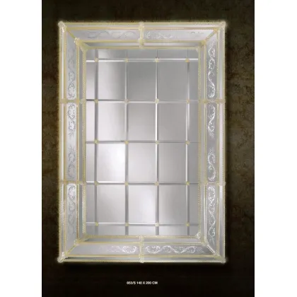 Zdjęcie Genialne szklane lustro ścienne z włoch