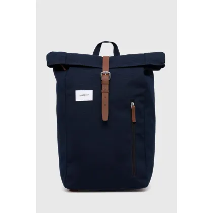 Zdjęcie Sandqvist plecak Dante kolor granatowy duży gładki SQA2281