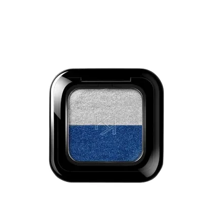 Zdjęcie KIKO Milano Bright Duo Eyeshadow Cień do powiek 1.8 g 17 Silver / Eletric Blue