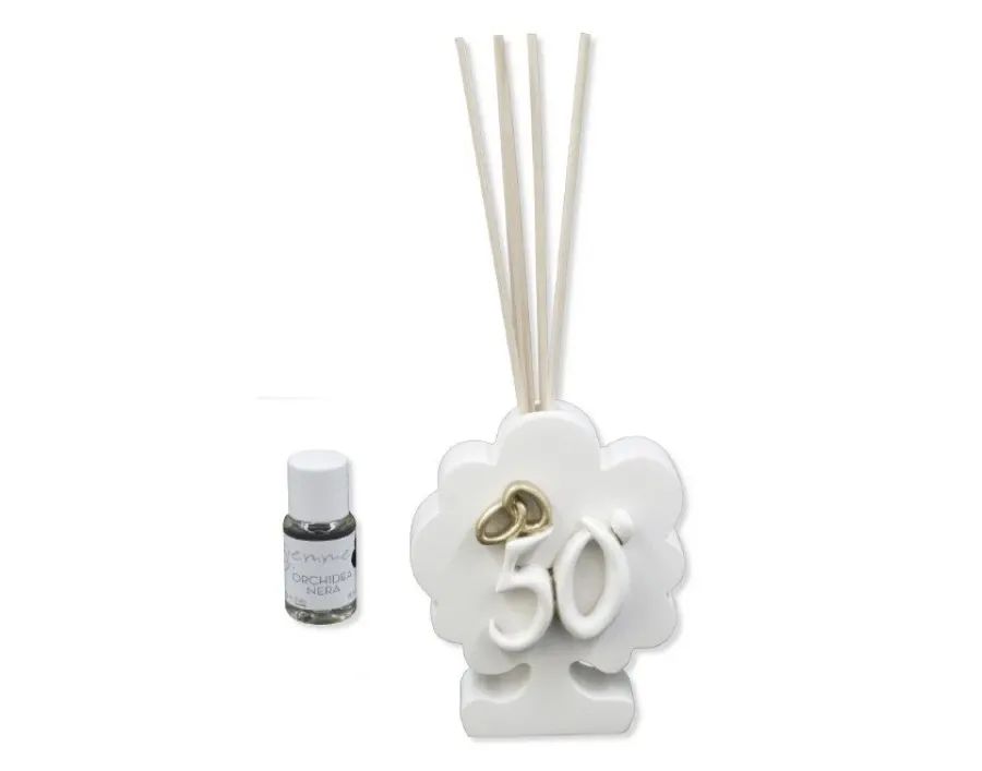 obrazek 1 Piękny dyfuzor w kształcie drzewka z okazji 50 rocznicy ślubu oraz perfumy czarna orchidea 15 ml