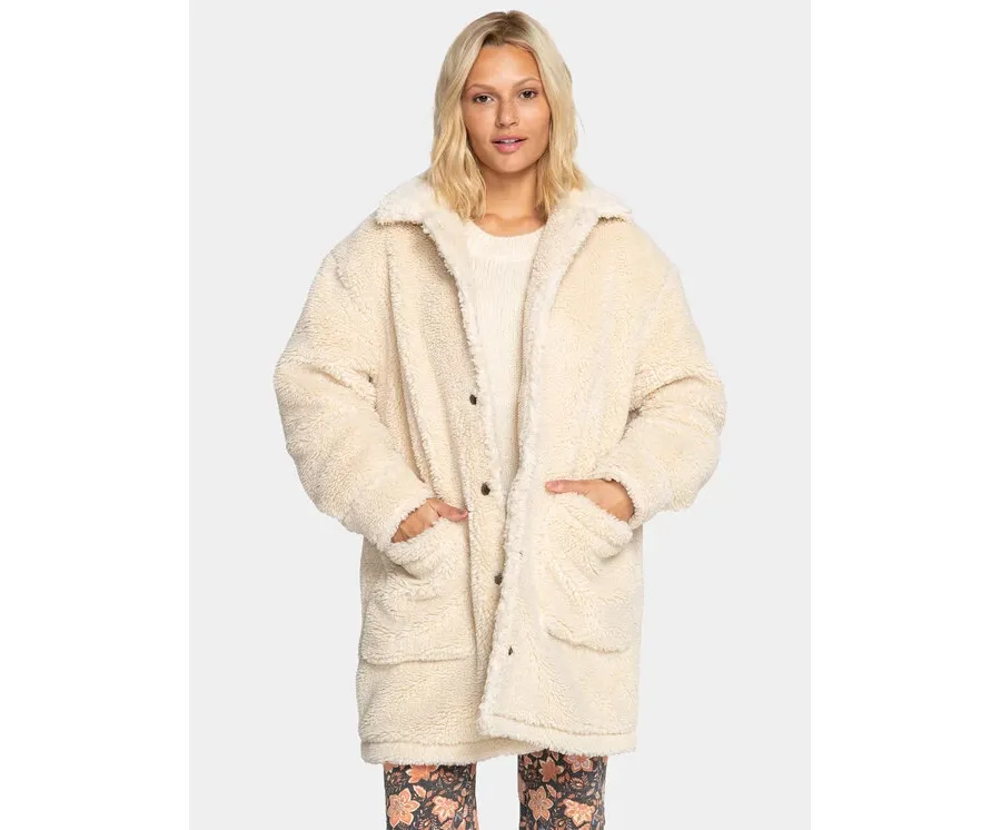 obrazek 1 Billabong Kożuch Night Ride Jckt EBJJK00133 Biały Regular Fit