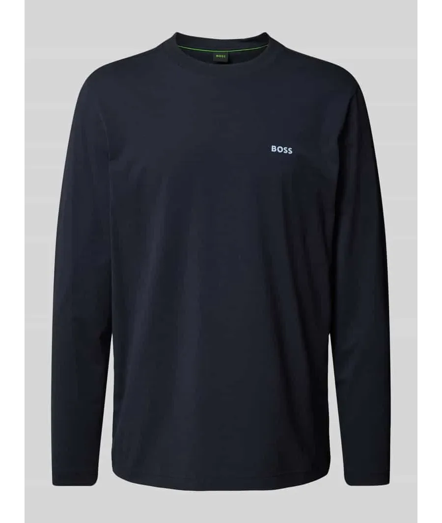 obrazek 1 Bluzka z długim rękawem i nadrukiem z logo