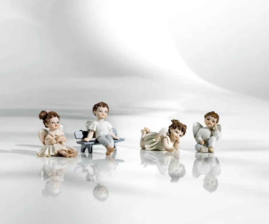 obrazek 2 Piękny porcelanowy aniołek - Sibania