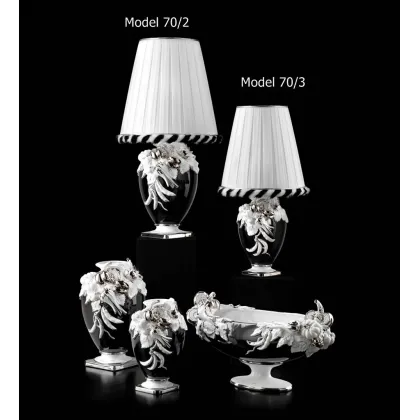 Picture Ceramic lamp with a beautiful pattern