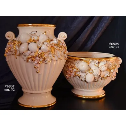 Picture Straight from Italy - a ceramic vase and decorative pot