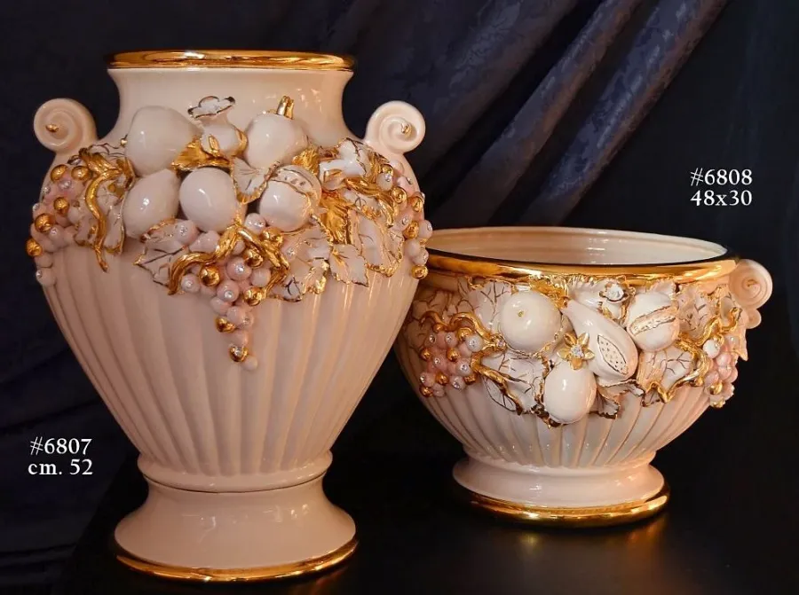 obrazek 1 Prosto z Włoch - ceramiczny wazon i donica dekoracyjna