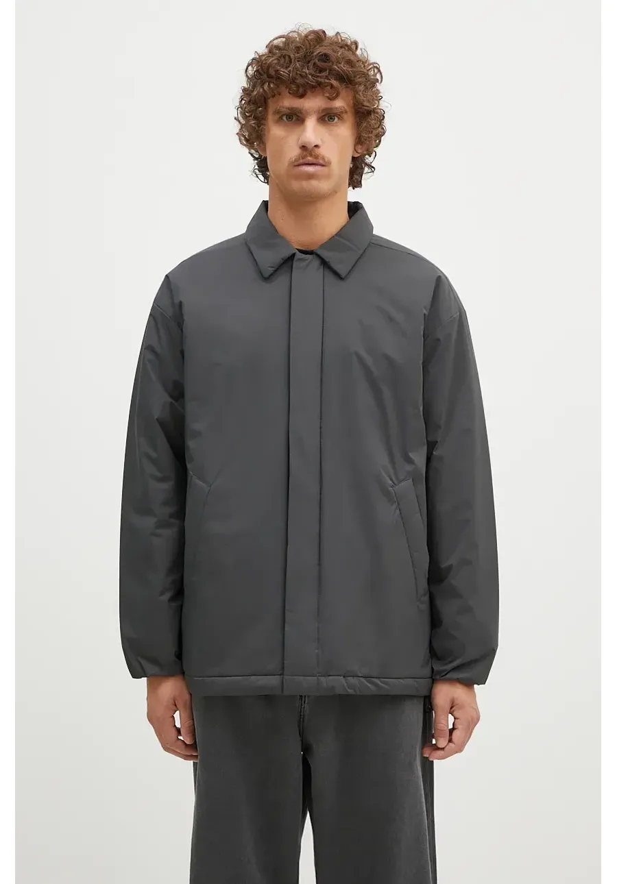 obrazek 1 New Balance kurtka Coaches Jacket męska kolor szary przejściowa MJ43504ACK