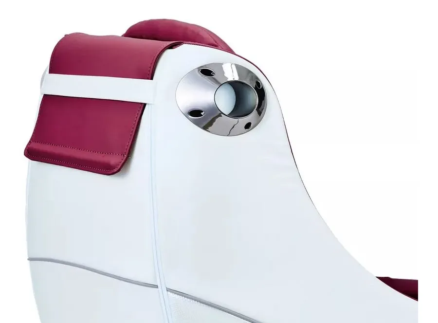 obrazek 5 Designerski fotel do masażu CirC Synca bordowy