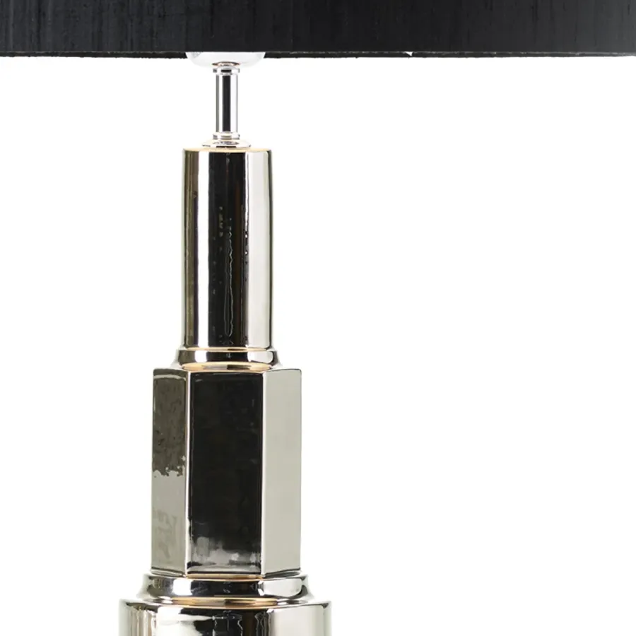 obrazek 4 Ceramiczna lampa stołowa H.82xL.45xP.45 cm