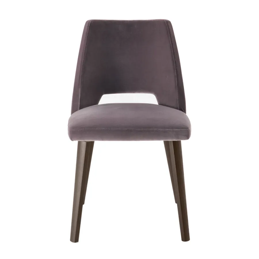 obrazek 2 Designerskie krzesło dębowe obite tkaniną/ekoskórą/skórą - Grace - Colico