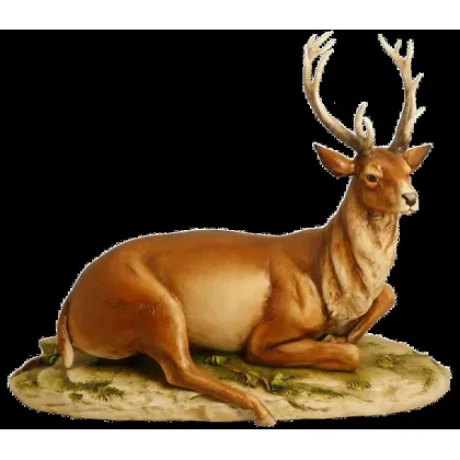 Zdjęcie Elegancka figurka jelenia z porcelany