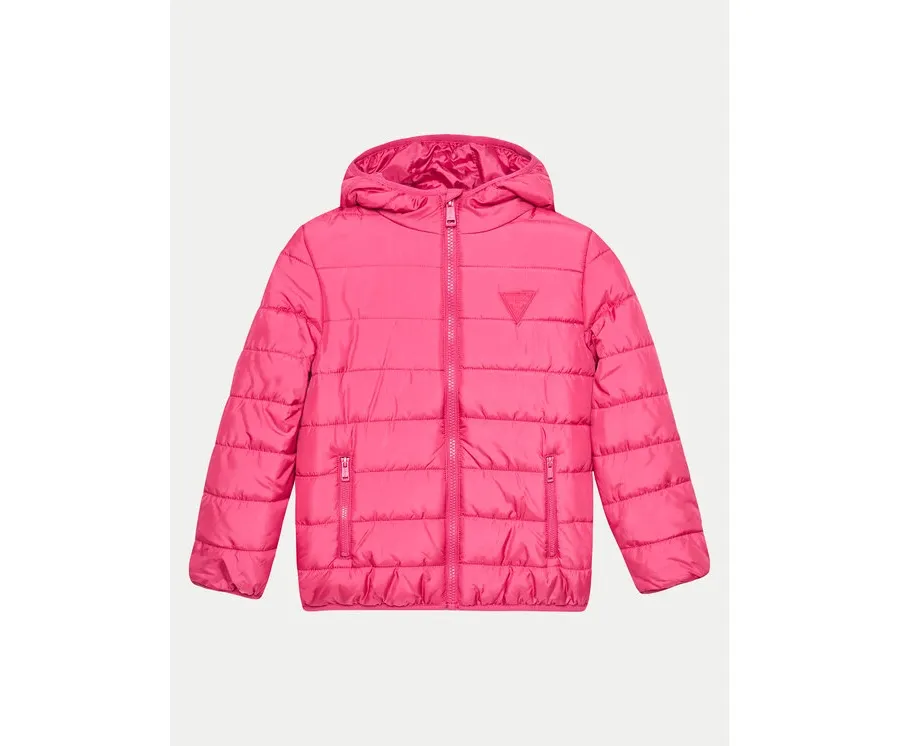 obrazek 1 Guess Kurtka puchowa H4BJ10 WCFM0 Różowy Regular Fit