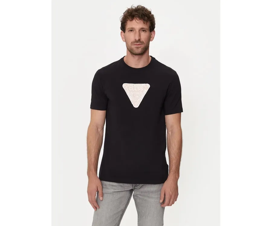 obrazek 1 Guess T-Shirt M4YI35 J1314 Czarny Slim Fit