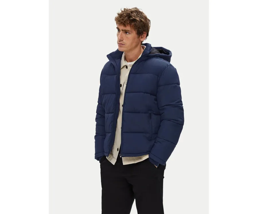 obrazek 1 Selected Homme Kurtka zimowa Cooper 16089957 Granatowy Regular Fit