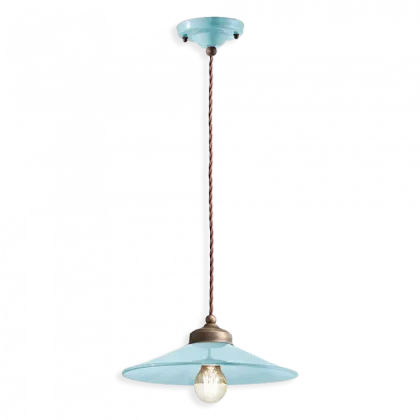 Zdjęcie Włoska wisząca lampa sufitowa retro