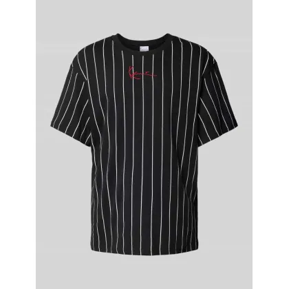 Zdjęcie Karl Kani T-Shirt Signature Pinstripe 6030153 Czarny Regular Fit
