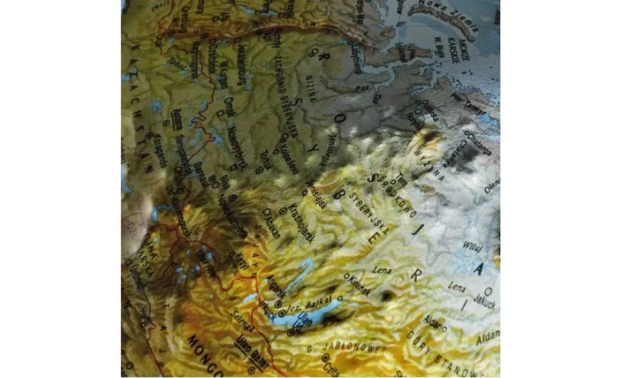 obrazek 4 Niezwykły podświetlany globus plastyczny, kula 30 cm