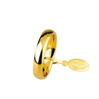 Picture Beautiful classic gold wedding ring 3.5 mm