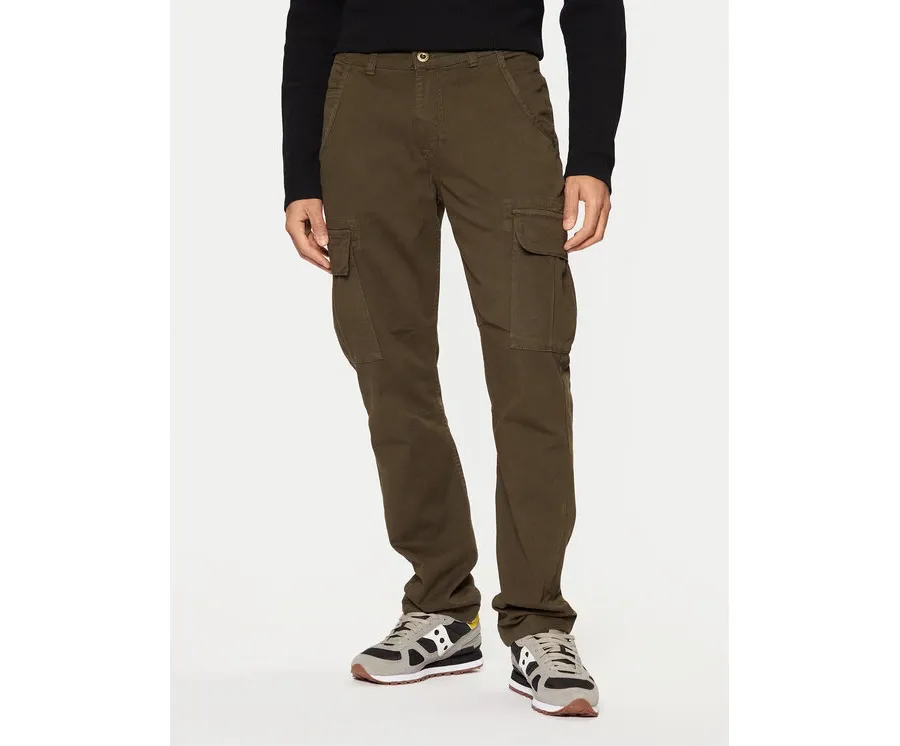 obrazek 1 Alpha Industries Spodnie materiałowe Agent 158205 Zielony Regular Fit