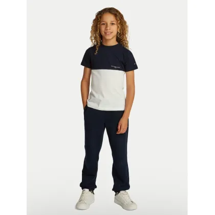 Zdjęcie Tommy Hilfiger T-Shirt KB0KB09617 S Granatowy Regular Fit
