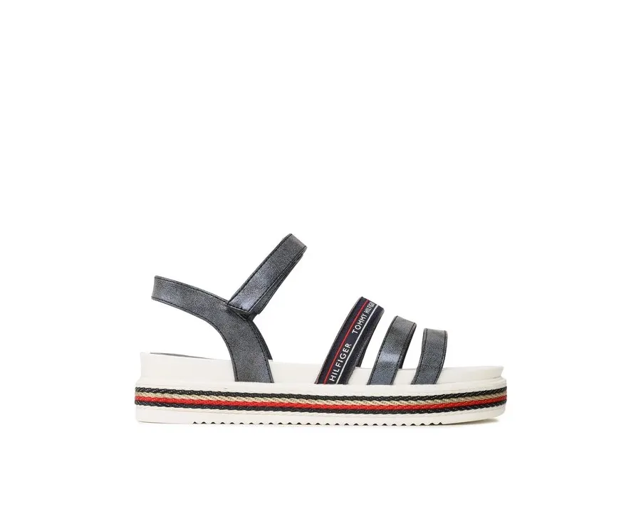 obrazek 1 Tommy Hilfiger Sandały Platform Velcro Sandal T3A2-32763-0568 S Granatowy