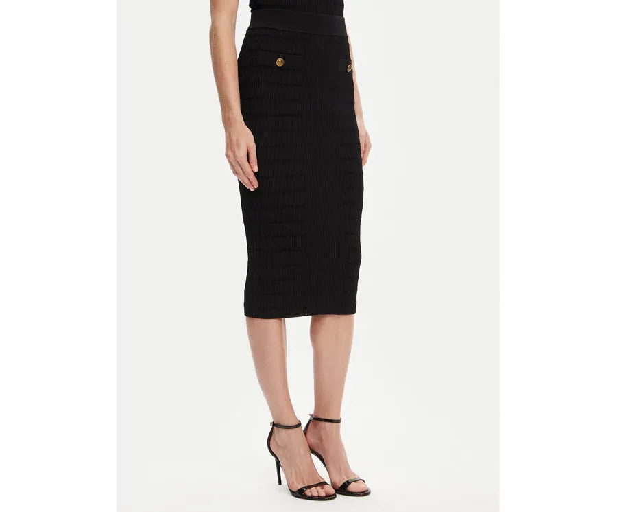 obrazek 1 Guess Spódnica ołówkowa W5YD66 Z0130 Czarny Slim Fit