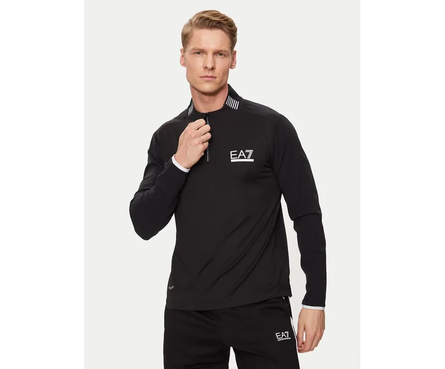 obrazek 1 EA7 Emporio Armani Longsleeve 3DPT03 PJMLZ 1200 Czarny Regular Fit