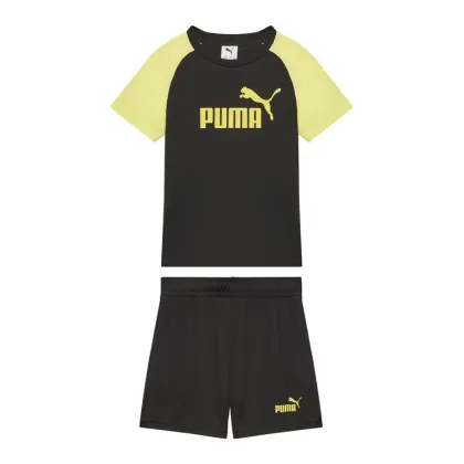 Zdjęcie Puma Komplet t-shirt i spodenki Ess 686299 Czarny Regular Fit