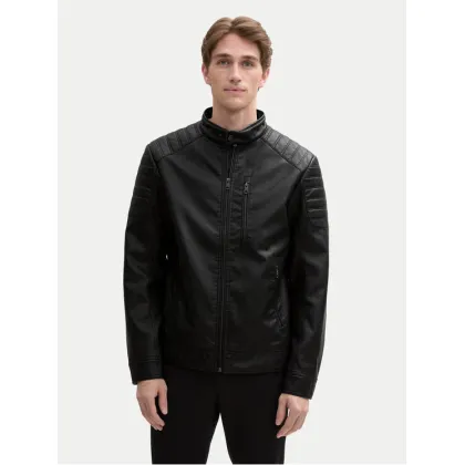 Zdjęcie Tom Tailor Kurtka z imitacji skóry 1044100 Czarny Regular Fit