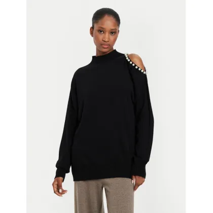 Zdjęcie Kontatto Sweter 3M0179 Czarny Regular Fit